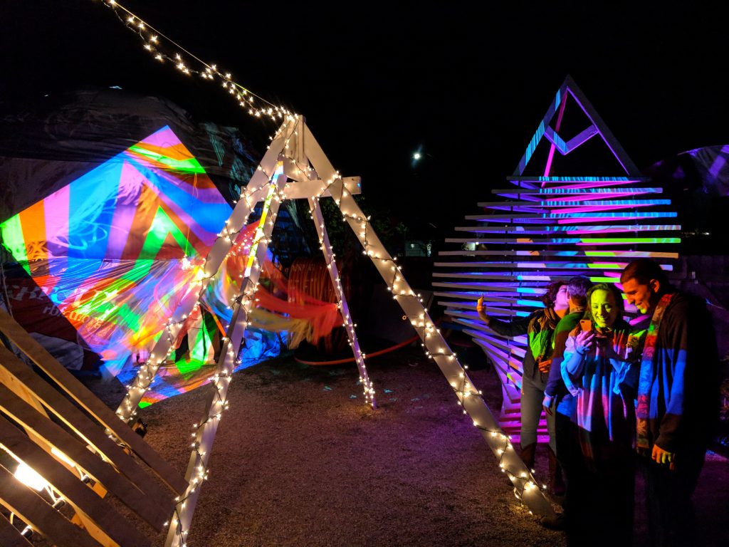 Vision Gland's immersive art installation in Austin, TX.